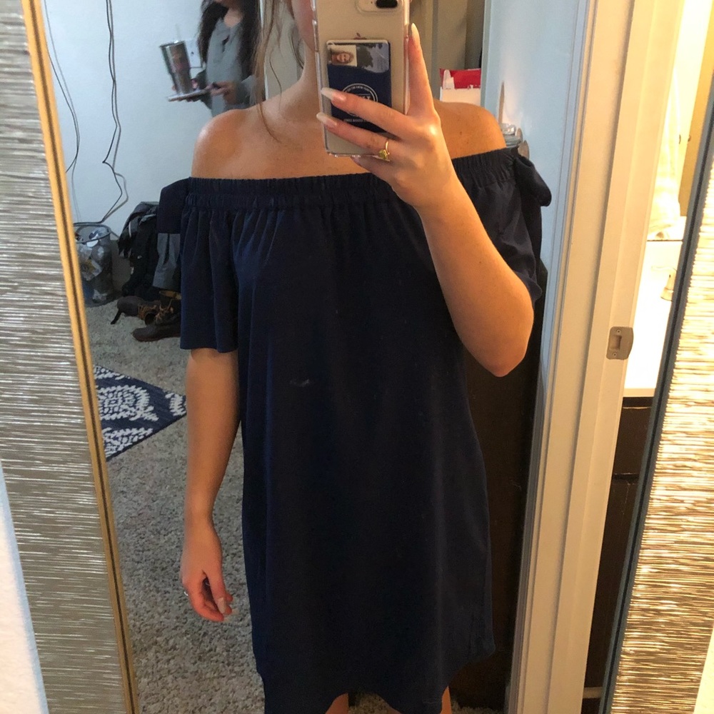 Navy blue dress